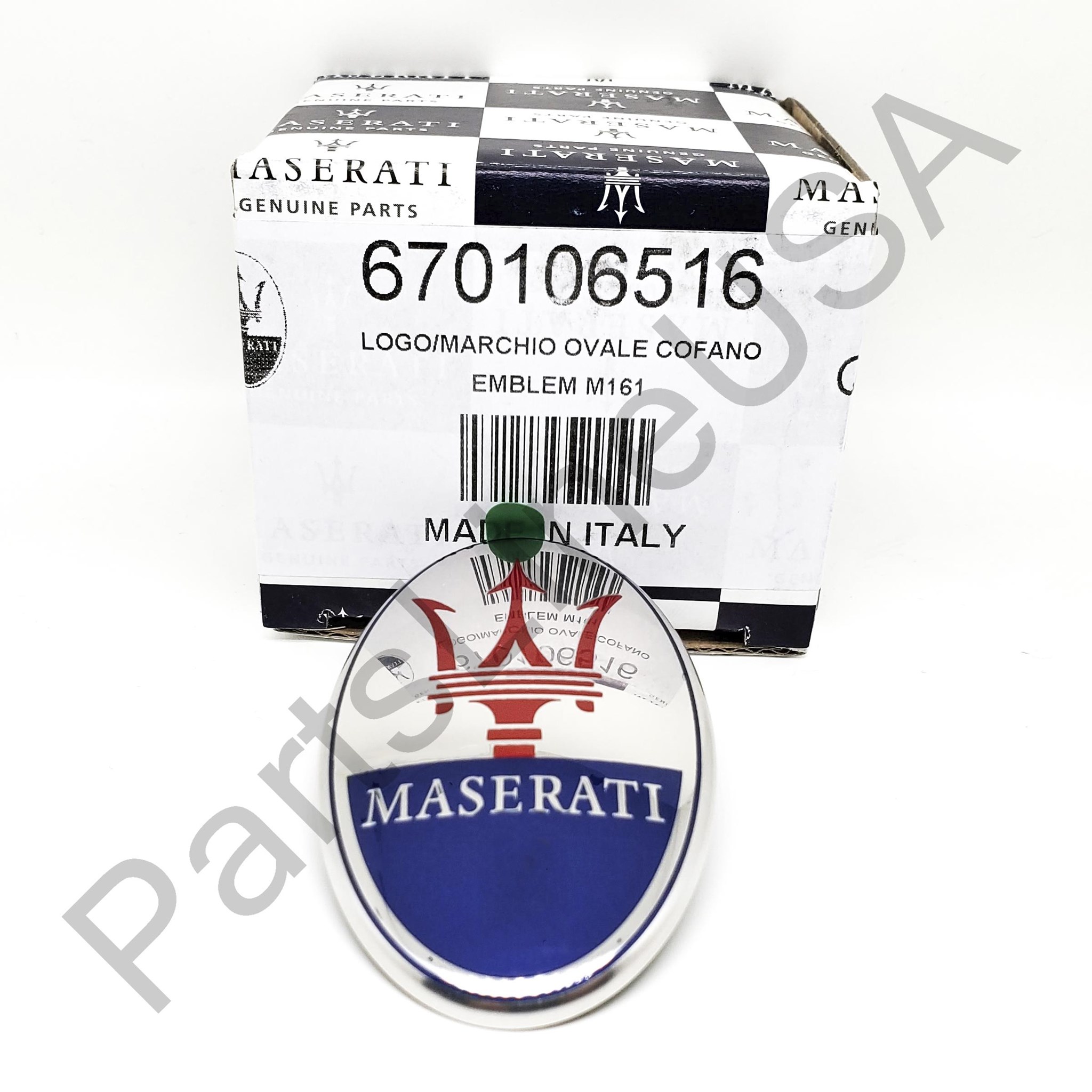 Picture of Genuine Maserati 4200, GranCabrio, GranTurismo Front Grill Emblem 670106516